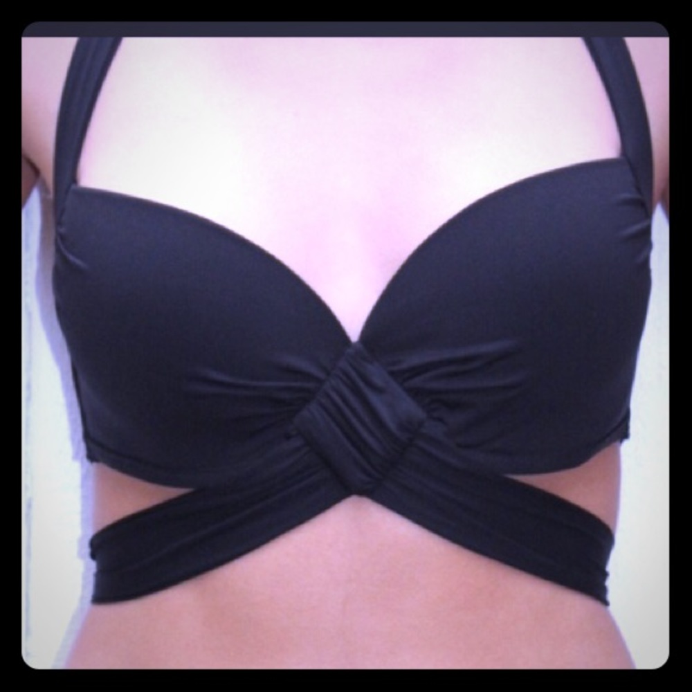 Victoria secret black bathing suit top
